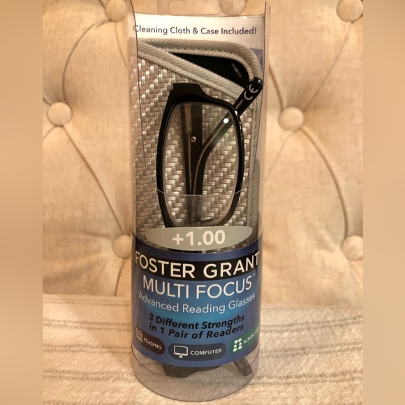 Foster Grant Multi-Focus (+1.00) Advanced Reading Glasses - Picture 3 of 5